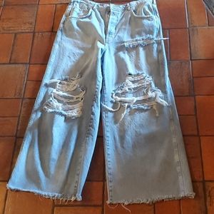 Free People Ollie Wide Legged Jeans